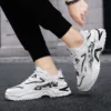 PARZIVAL Designer Shoes for Men Casual Clunky Sneakes Lace Up Trainers Fashion Student Sneakes Mens Vulcanized Tenis Masculino - Image 4