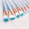 10Pcs Blue Unicorn Makeup Brushes Set Powder Eyeshadow Foundation Lip Brush Crystal Diamond Make Up Brush Kits Maquiagem - Image 4