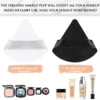 100Pcs Customized Logo Powder Puff Face Triangle Makeup Tool Powder Soft Cosmetic Puff Makeup Foundation Sponge Beauty Tool - Image 3