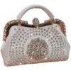 2024 New Luxury Fashion Diamonds Women's Handbags Leather Design Clip Rhinestone Bag Portable Tote Shoulder Messenger Bags - Image 5