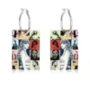 Taylor Same Earring Singer Star Music Album Same Acrylic Drop Earring Woman Man Fans Swift Jewelry Gift for Best Sister Friend - Image 3