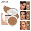 3 Color Matte Contouring Bronzer Powder Natural Easy To Blend Highlighter Contour Palette Enhance Face Complexion Cosmetics - Image 2