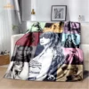 Merch Taylors Swift Merch Pop Female Singer Print Blanket Star Art Flannel Blanket Portable Home Travel Office Nap Break Blanket - Image 3