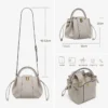 BAFELLI 2023 NEW WOMEN'S HANDBAG FAHISON BUCKET RETRO CLASSIC CASUAL STYLE TRENDING LUXURY BRAND DESIGNER FEMALE PURSE - Image 4