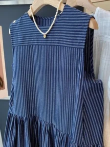 Striped Sleeveless Dress Spring Summer Korean Fashion Harajuku Casual Dresses Women 2024 New Temperament Dress Vestidos - Image 4