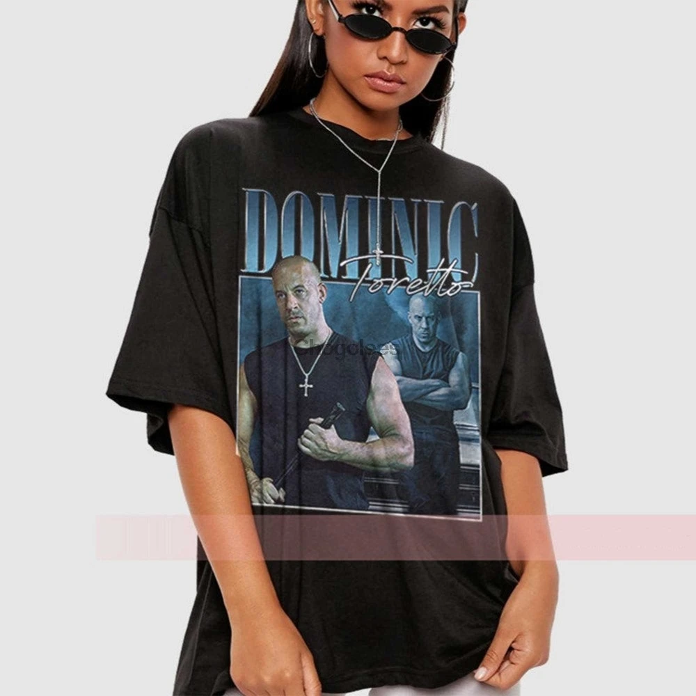Fast and Furious Dominic Toretto shirt Vin DShirt The Fast and the Furious Fan Gift Vintage 90's T-shirt