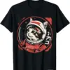 Space Cat Courage Japanese Retro Kawaii Cute Astronaut Cat T-Shirt Women Clothes Graphic T Shirts Ropa De Mujer