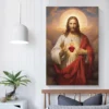 Sacred Heart of Jesus Poster God Christ Religious Catholic Photo Wall Art for Church Print On Canvas Painting Artwork Home Decor - Image 4