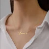 Taylors SWIFTIE Folklore Letter Necklace For Women Girl Fashion Stainless Steel Jewelry Neck Choker Fans Gift - Image 5