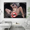 Japanese novels《OVERLORD》 Canvas Poster albedo sexy HD large wall art decorative painting Home dormitory Custom size - Image 4