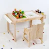 Solid Wood Children's Furniture Adjustable Kids Table and Chair Set Kindergarten Game Toys Table Room Study Desk New Style 2023 - Image 2