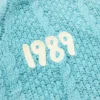 Taylor New Blue Cardigan For Women's Autumn And Winter Bird Embroidery Special Knit Cardigan Slouchy Style Vintage Swift Sweater - Image 6