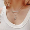 Taylor the Swift Snake Necklace Stainless Steel "Reputation" Music Album Double Pendant Chokers the Eras Tour Jewelry Gifts - Image 4