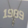 Star Surrounding Fashion Magazine Series Jewelry. Taylor Swift S925 Seagull Necklace 1989 Commemorative Collar Chain - Image 5