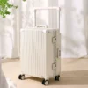 Fashion Rolling Luggage Wide Handle Travel Suitcase Unisex Trunk Large Capacity Silent Universal Wheel Aluminum FrameTrolleyCase - Image 5