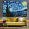 Van Gogh Starry Night Famous Canvas Painting Abstract Comic Graffiti Poster And Print Vintage Nordic Wall Art Room Home Decor - Image 5