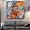 Graffiti Klok Meng Street Art Canvas Prints Abstract Karakter Muurschildering Woonkamer Home Decor Schilderen Poster: - Image 5