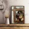 Canvas Poster Painting for Living Room Decoration, Christian Wall Art, Bible Crucifix of Jesus and Jesus, On the Cross, Prints - Image 3