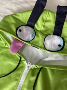 Invader ZIM Cosplay Costume Alien ZIM Gir Doom Hoodies Top Jacket Coat Adult Halloween Zipper Sweatshirts with Ears Halloween - Image 6