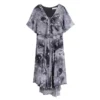 Women floral Chiffon Flower Dress 2024 trends new in Ladies Elegant V Neck short Sleeve korean style Summer Dress Female Clothes - Image 6
