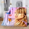 Merch Taylors Swift Merch Pop Female Singer Print Blanket Star Art Flannel Blanket Portable Home Travel Office Nap Break Blanket - Image 4