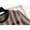 Women Dresses Spring Summer Short Sleeve Fashion Striped Slim Sweater Tunics Female Vintage Chic Vestidos - Image 4