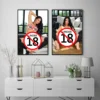 Sexy Naked Brunette Girl Canvas Painting Nude Woman Body Poster Wall Art Aesthetic Picture for Living Room Bedroom Decor - Image 3