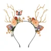 New Christmas Antler Headband Net Red Moose Night Market Deer Luminous Headband Christmas Jewelry Hairpin Hair Accessories - Image 5