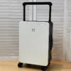 High appearance horizontal wide pull rod suitcase Exit PC code case Silent universal wheel luggage 20 inch boarding case strong - Image 4