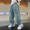 Kids Boys Clothes Jeans Pants Children Wears Denim Clothing Infant Baby Trousers Bottoms 4 5 6 7 8 9 10 1112 13 14 Years - Image 5
