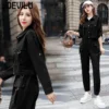 JOEVILU 2PCS Streetwear Tracksuit Cargo Coat Casual Pants 2 Piece Sets Women's Outfits Spring and Autumn Korean Fashion Y2k Suit - Image 5