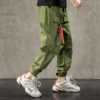 Single Road Mens Cargo Pants Men Fashion Green Hip Hop Joggers Korean Japanese Streetwear Trousers Male Baggy Pants For Men - Image 5