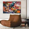 Abstract Pop Poster Graffiti The Creation of Adam Artwork Pictures Prints Canvas Painting For Living Room Home Decor Mural - Image 4