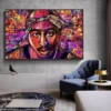 Colorful Graffiti Biggie Smalls Posters 2Pac Life Music Rap Style Canvas Painting and Prints Wall Art Paintings Room Home Decor - Image 2