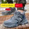 New 2023 Splice Design Men Safety Shoes Lightweight Indestructible Work Sneakers Anti-smash Steel Toe Protective Safety Boots - Image 6