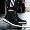 Hot Designer Winter Men's Snow Ankle Boots Comfortable Waterproof Leather Sneakers Men Boots Outdoor Male Boots Footwear Shoes - Image 4