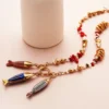 Marine Fish Fashion Choker Necklace Layer Girls Women Ladies Boho Pink Pendant Love Jewelry Geometric Mermaid Accessories - Image 2