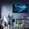 Homage to the master Van Gogh Starry Night canvas painting oil painting art abstract wall art living room decoration Home decor - Image 2