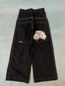 JNCO Y2K Baggy Jeans men Harajuku vintage Goth Embroidered high quality jeans Hip Hop streetwear men women Casual wide leg jeans - Image 5