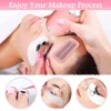 False Eyelash Extension Kit Set Beginner Mannequin Head Lash Brush Tweezers Scissors Lashes Pad Storage Accessories Makeup Tool - Image 3