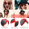 12-120 Pcs Heart Sunglasses for Bachelorette Wedding Party Favor Neon Colors Heart Retro Style Glasses Taylor Swift Party Supply - Image 5