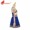 Taylor Cheerleader Costume Uniform Women Girls Swift Cosplay High School Cheerleading Crop Top with Skirt Halloween Outfit - Image 3