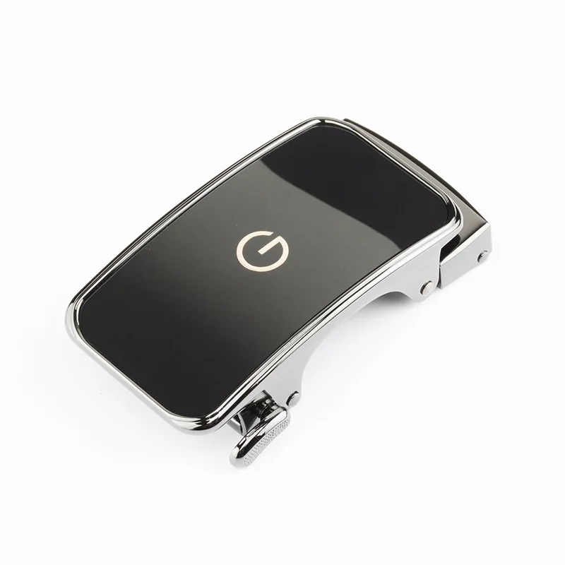 Male High-grade Belt Buckle Alloy Automatic Buckle Suitable Men for 35mm Automatic Ratchet Belt Body