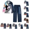 Sleepwear Set Shirts&Trousers Matching-Set Tayloring Swifted Seriors Pijama-Set Home-Wear Christmas Lounge Pajamas - Image 6