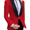 New 2023 Bespoke Wedding Dress Suit Champagne Groom Tuxedos Groomsmen Best Man Suits Slim Fit Mens Wedding /Business/Groom Suits