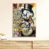 Graffiti Fashion Mickey Dance Mouse Funny Art Canvas Prints Disney Poster Pictures On Wall Decorative Painting For Living Room - Image 5