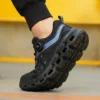 Rotated Button Safety Shoes Men New Design Steel Toe light weight Sport Working sneaker - Image 6