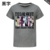 2024 New Taylor Swift The Eras Tour Children Short Sleeves T-Shirts Cartoon Kids Tops Summer Clothes Tees Boy Girls T-shirts - Image 5