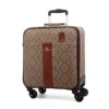 Fashion pu leather travel luggage sets Women rolling suitcase with handbag Men luxury trolley luggage travel bag carry-ons - Image 4