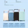 2023 Student Wide Trolley Suitcase External USB Charging Port Foldable Cup Holder Side Hook Boarding Combination Lock Suitcase - Image 6